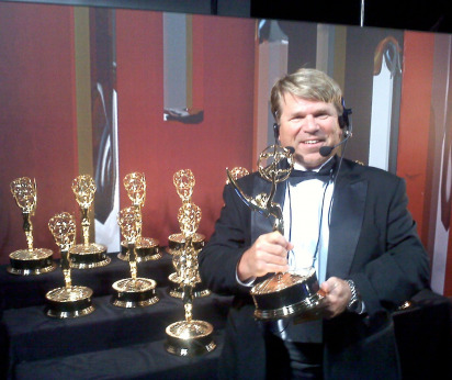 JP backstage at Emmys